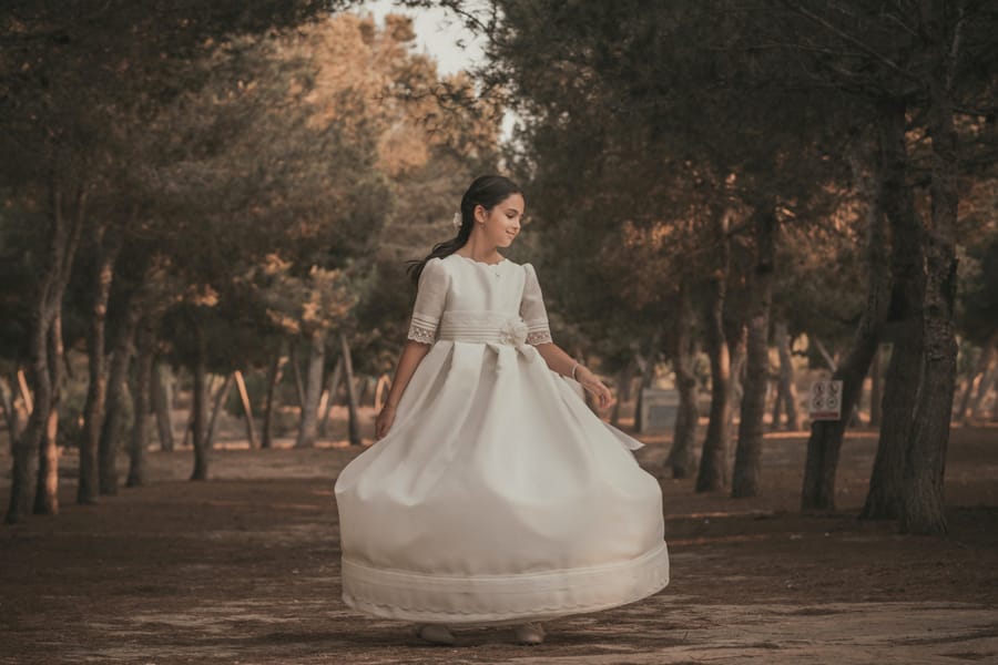 fotos de comunión de Claudia